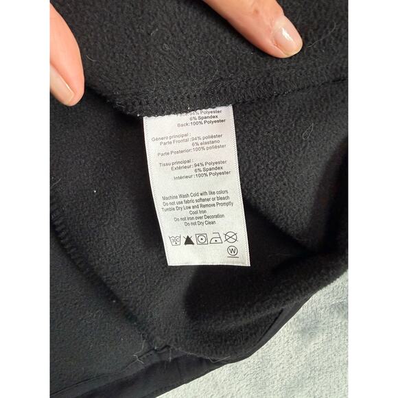 Asics Womens Shell Jacket Size Large Black Waterproof Hooded Zip Pockets - Picture 5 of 7